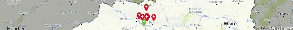 Map view for Pharmacies emergency services nearby Lasberg (Freistadt, Oberösterreich)